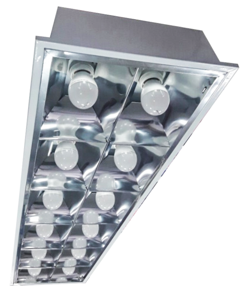 ĐÈN MÁNG LED ÂM TRẦN ĐUI E27 60W